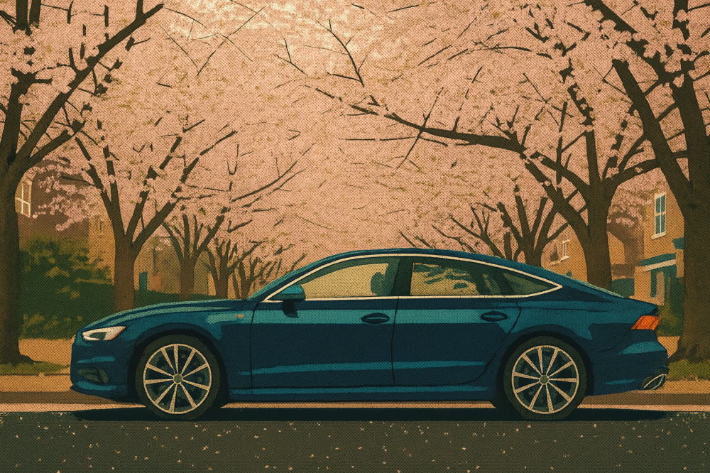 アウディのイメージイラスト１