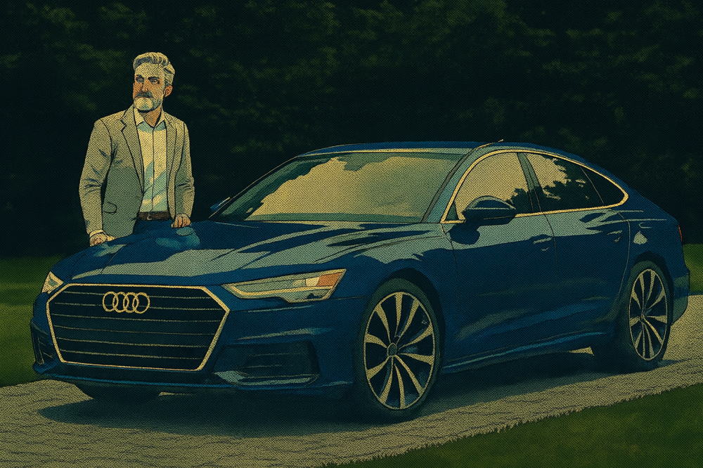 アウディに乗る人のイメージ
