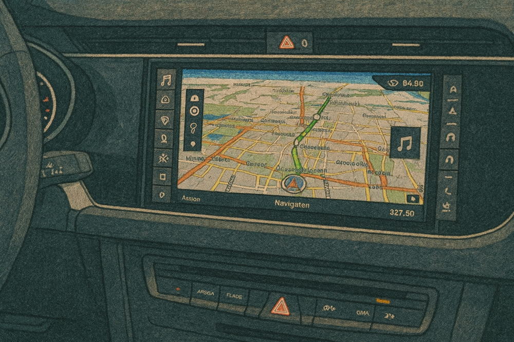 アウディのナビのイメージ