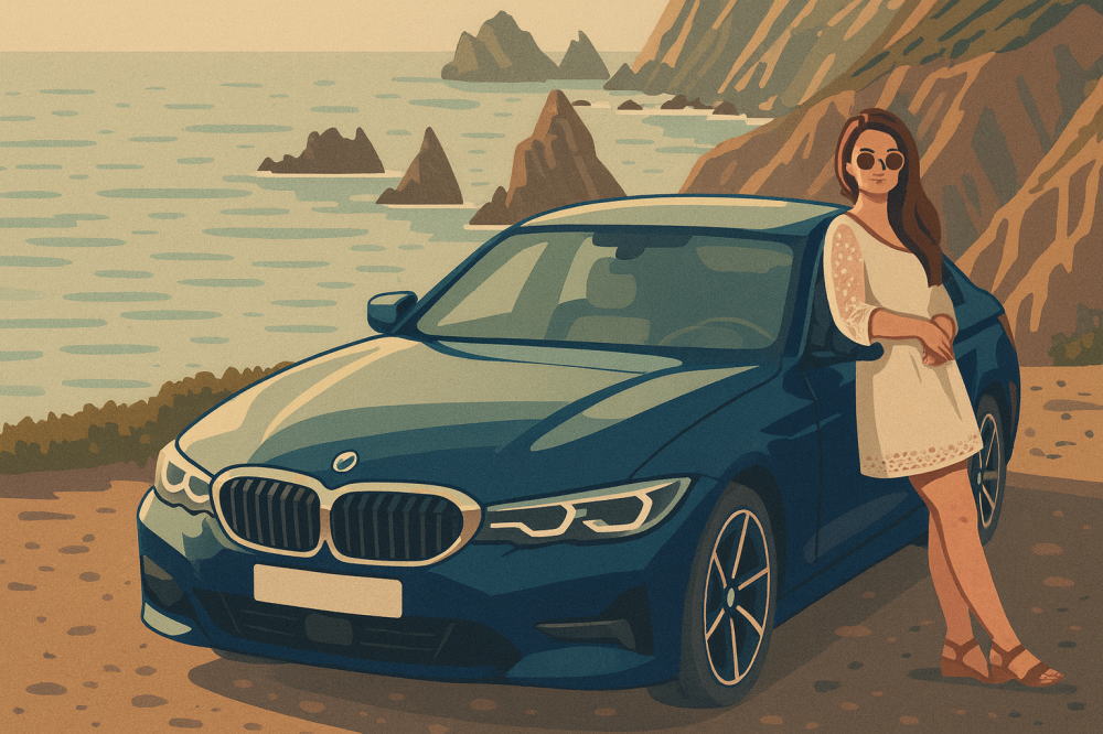 BMWのイメージイラスト
