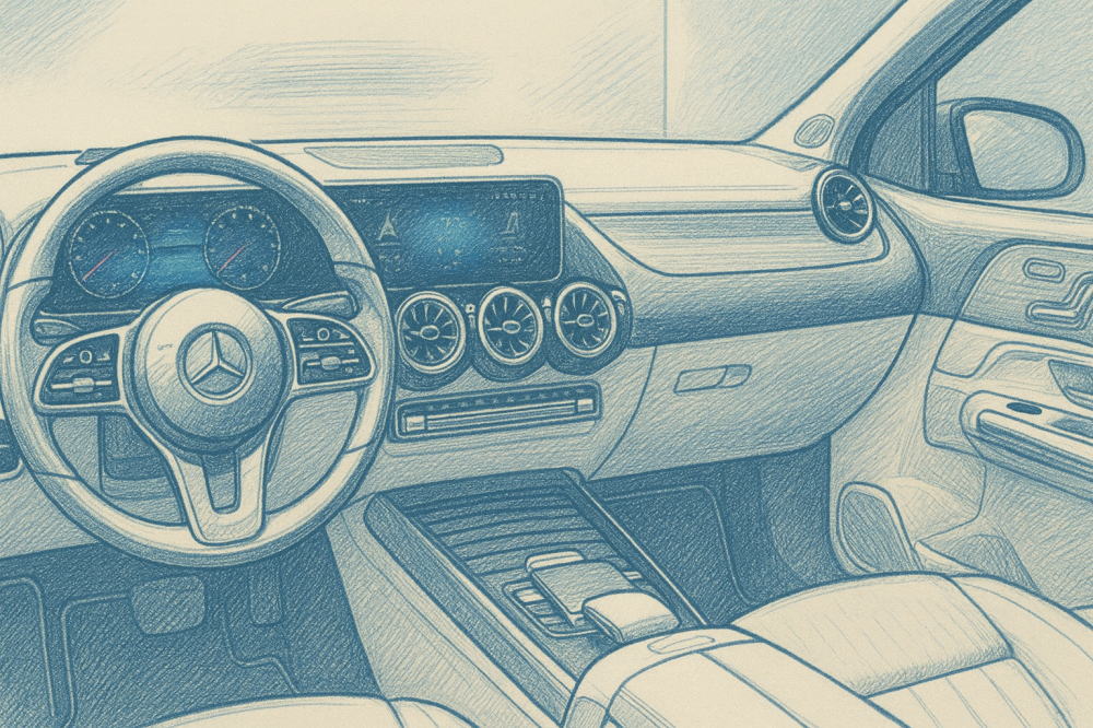 ベンツBクラスのイメージイラスト2