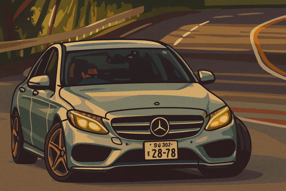 ベンツCクラスのイメージイラスト2