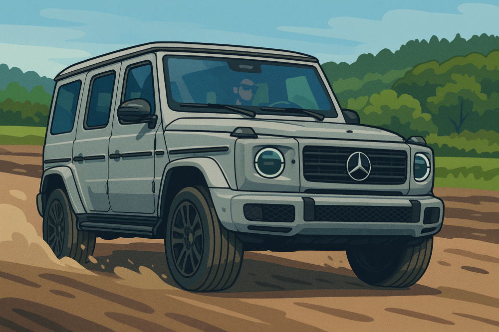 ベンツGクラスのイメージイラスト