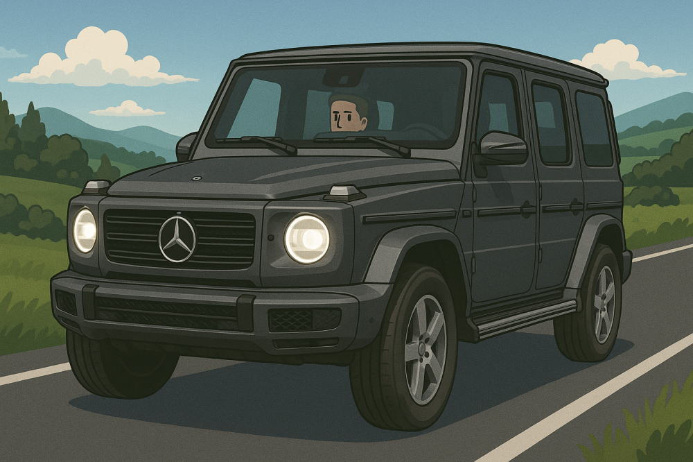 ベンツGクラスのイメージイラスト