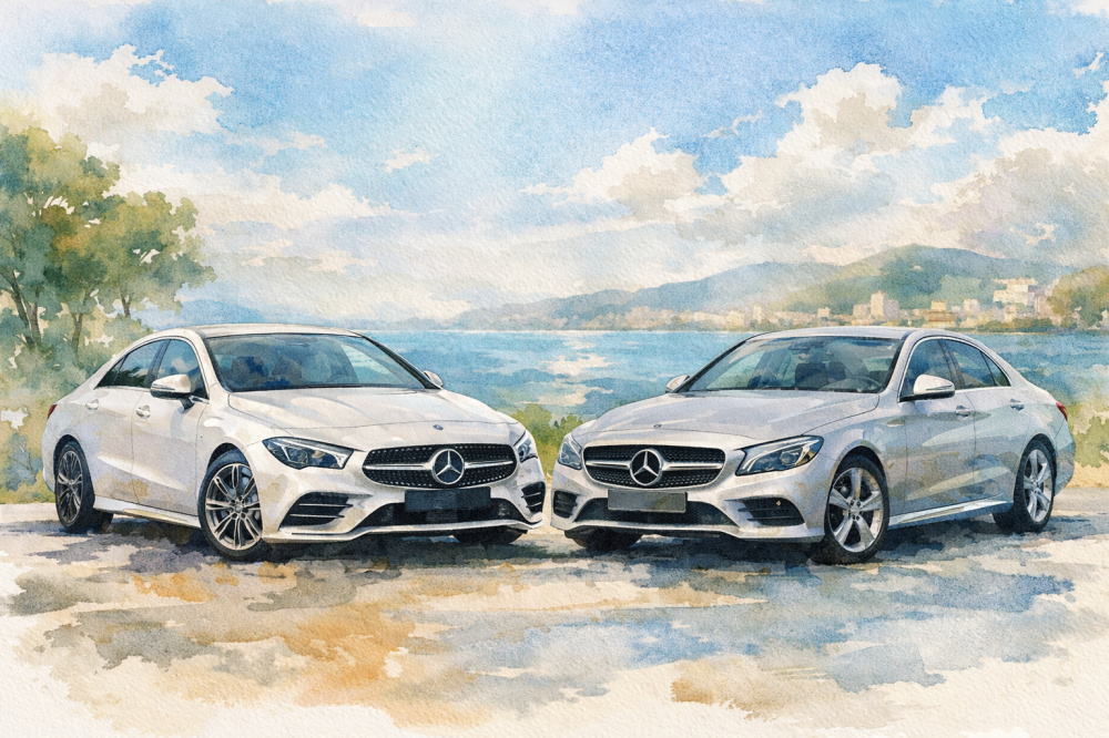 ベンツCLAとCクラス
